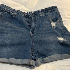 Abound Dark Blue Jean Shorts